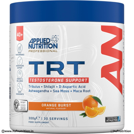 Applied Nutrition TRT Testosterone Support 300g Orange Burst Front View