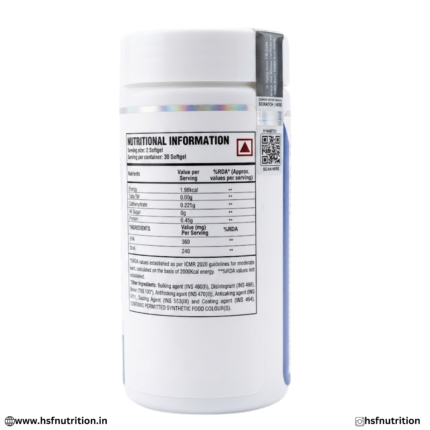 Fortify Pharma Omega 3 Fish Oil EPA DHA Supplement Facts