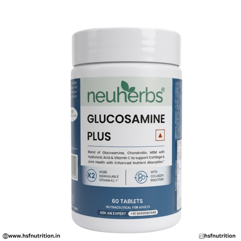 Neuherbs Glucosamine Plus 60 Tablets Front View