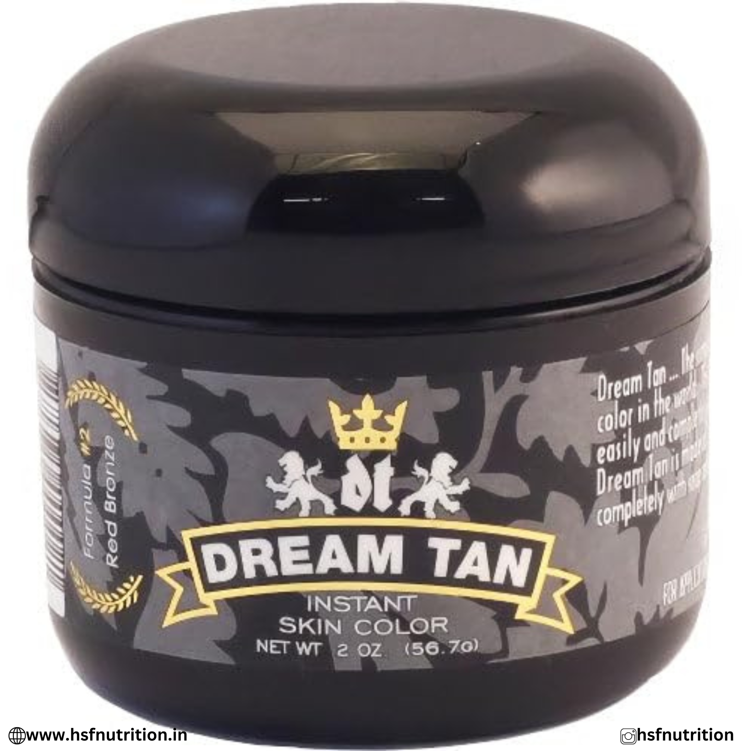 Indiamart (13) Dream Tan Instant Skin Color Red Bronze 56.7g Front View