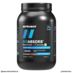 Nutrabay BioAbsorb Whey Protein 1kg Milk Chocolate Front View