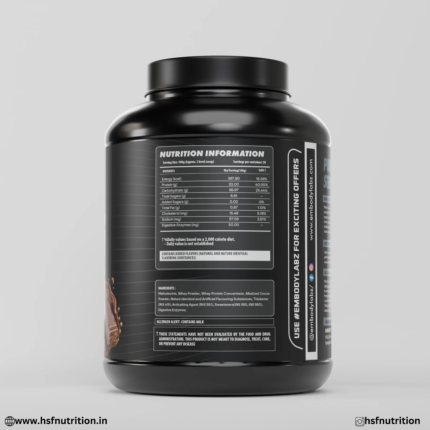 Embody Labz Mass Mode Mass Gainer Nutrition Facts
