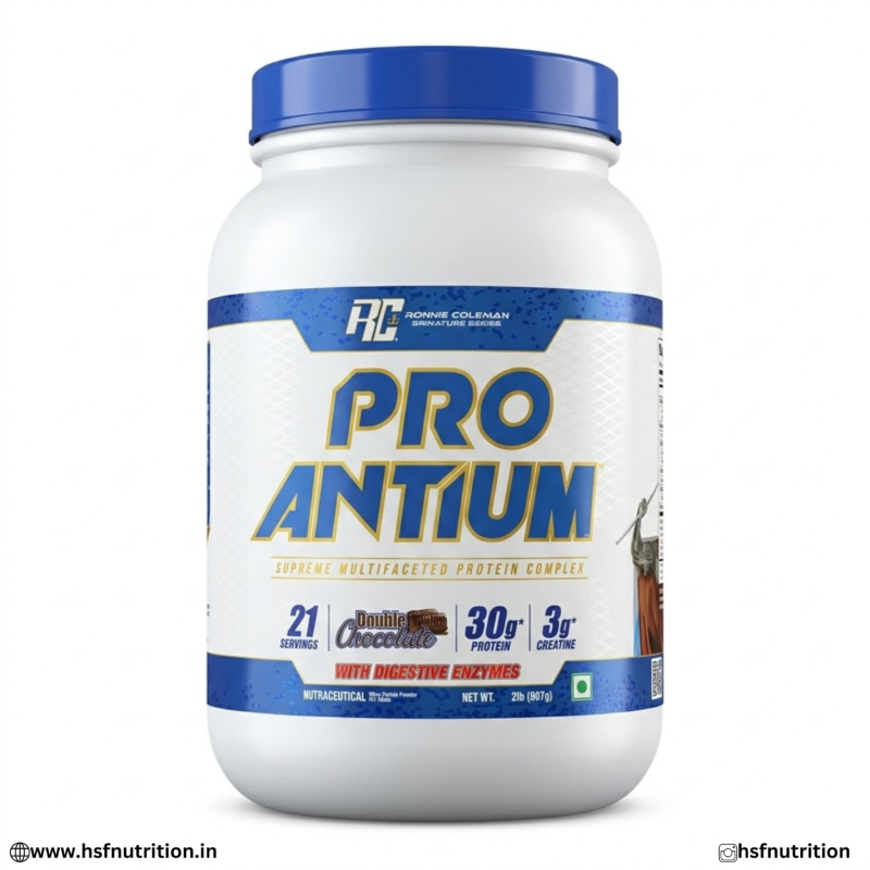Ronnie Coleman Pro Antium 907g Double Chocolate Front View