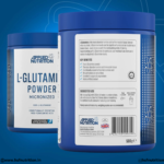 Applied Nutrition L-Glutamine Powder 100% Pure Free Form Amino Acid 50 Servings Front View