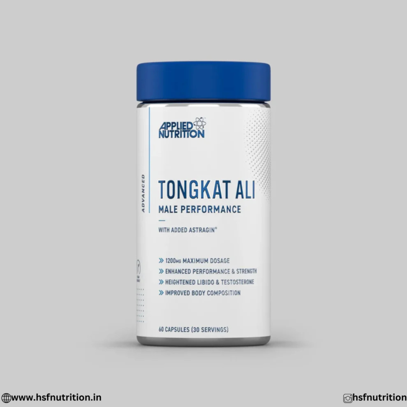 Applied Nutrition Tongkat Ali Male Performance 60 Capsules Bottle Front View