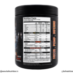 Black Beast The Big Daddy Inferno Pre Workout Nutritional Facts and Supplement Ingredients Label