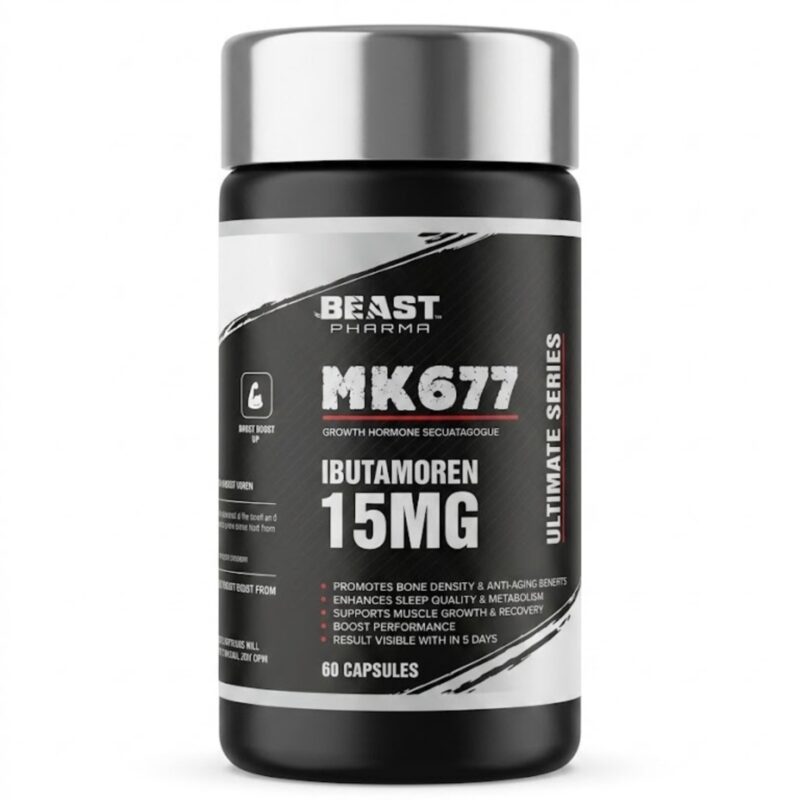 Beast Pharma MK677 Ibutamoren 15mg Front View