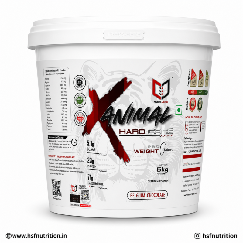 Muscle Doctor X Animal Hard Core Weight Gainer
