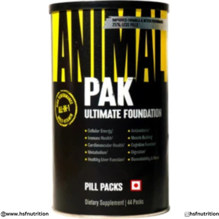 Universal Nutrition Animal Pak 44 Packs front view container.