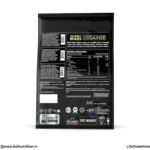 Back label of One Science Nutrition Anabolic Mass Gainer showing nutritional information and directions.