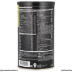 Universal Nutrition Animal Pak supplement facts and ingredient breakdown label.
