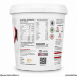 Muscle Doctor X Animal Pious Muscle Mass Gainer 5kg Back Label Nutritional Information and Amino Acid Profile View