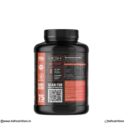 RFN Whey Core Supplement Facts and Nutritional Information Label