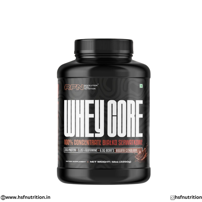 RFN Whey Core 2250g Rich Chocolate Flavor Front View