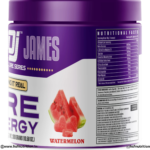 Dennis James Pre Energy 10g Scoop Nutritional Facts Label and Active Ingredients View