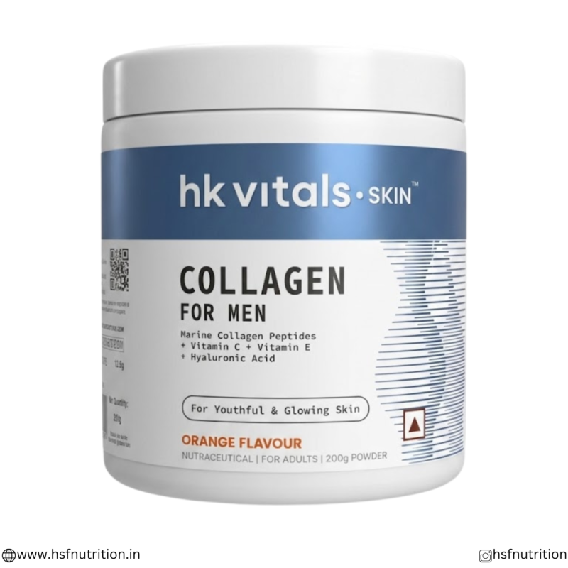 ✅ HK Vitals Skin Collagen for Men 200g Front View