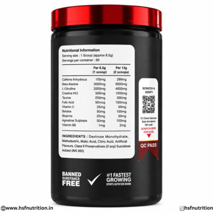 Fortify Pharma Wolf Roar 390g Front View