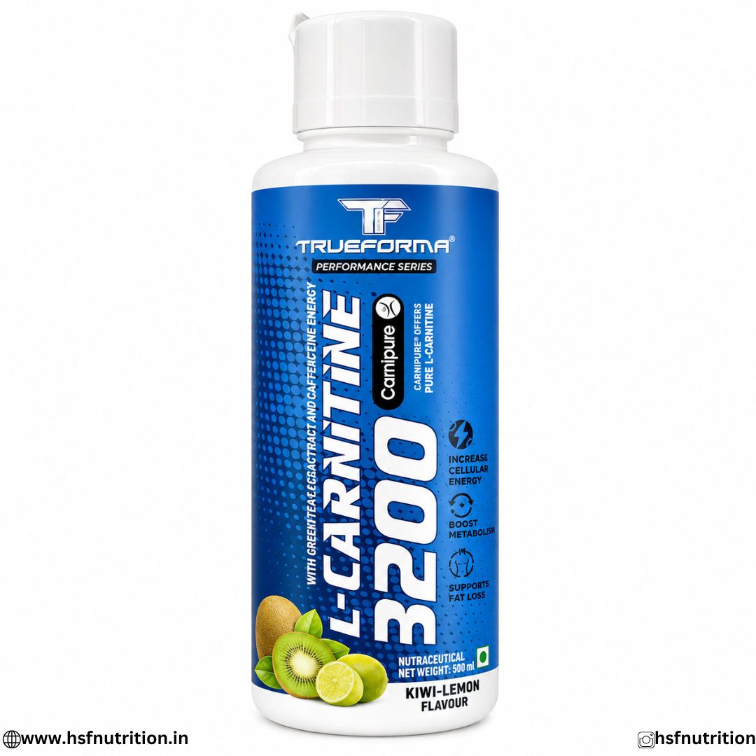Untitled (1080 x 1080 px) (13) TrueForma L-Carnitine 3200 Kiwi-Lemon 500ml Bottle Front View