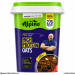 Alpino High Protein Oats Dark Chocolate Tub Front View