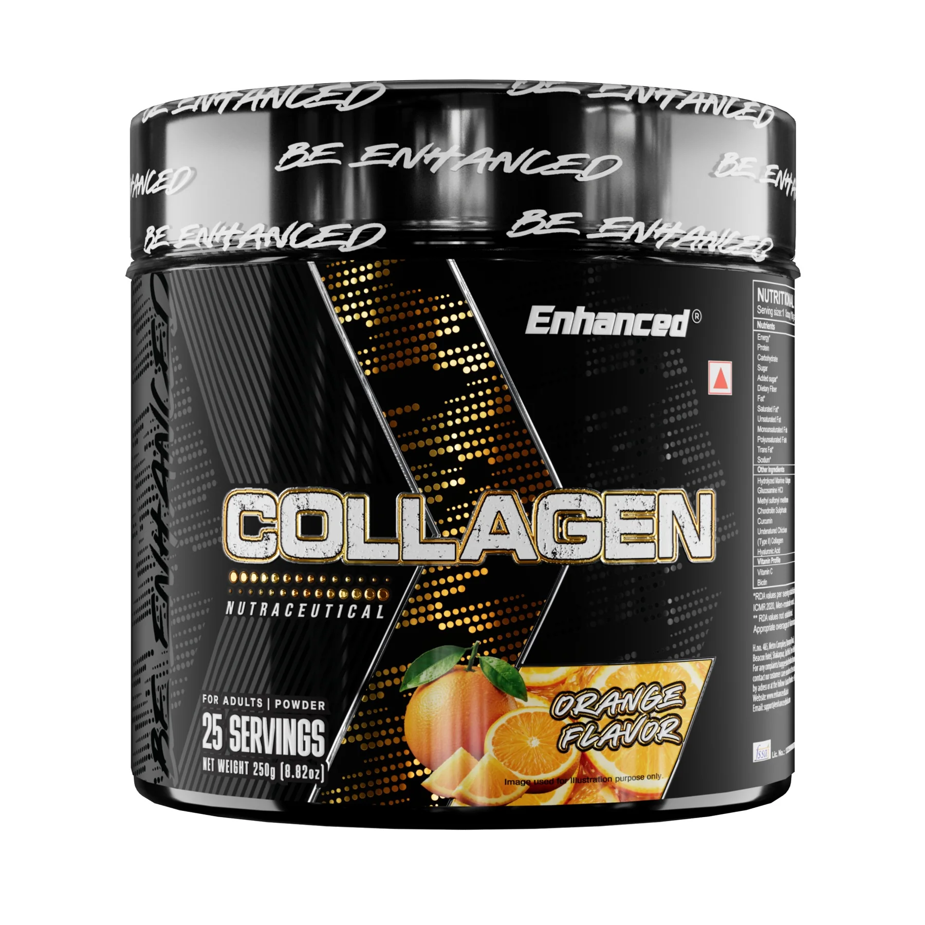 Enhanced_India_Collagen_Orange_Front Enhanced Collagen