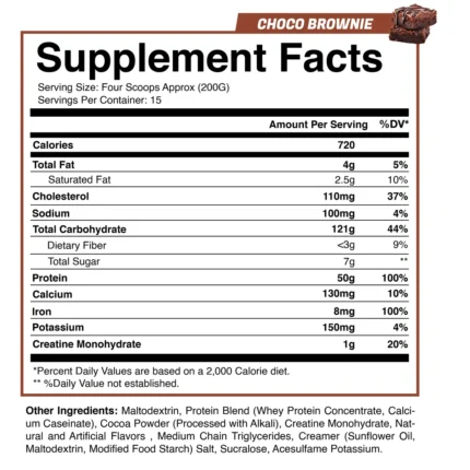 Outlast Labz Max Muscle Gainer